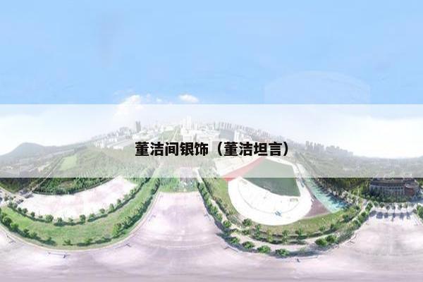 董洁间银饰（董洁坦言）