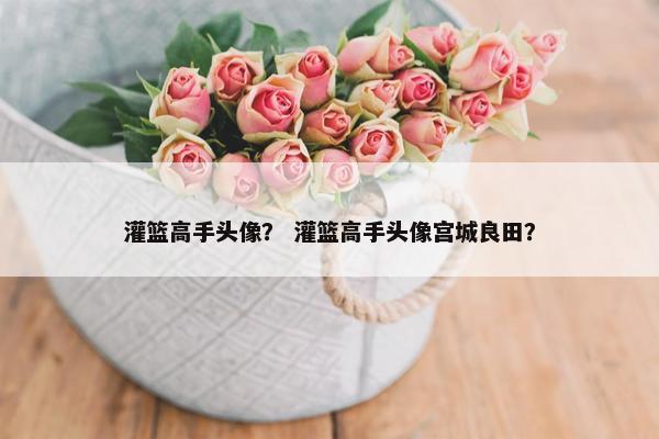 灌篮高手头像？ 灌篮高手头像宫城良田？