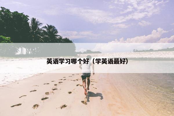 英语学习哪个好（学英语最好）