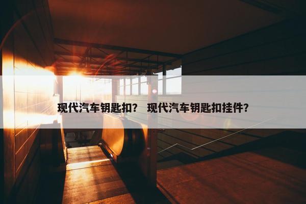 现代汽车钥匙扣？ 现代汽车钥匙扣挂件？