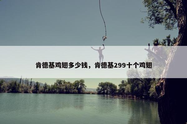 肯德基鸡翅多少钱,肯德基299十个鸡翅 肯德基鸡翅多少钱,肯德基299十个鸡翅