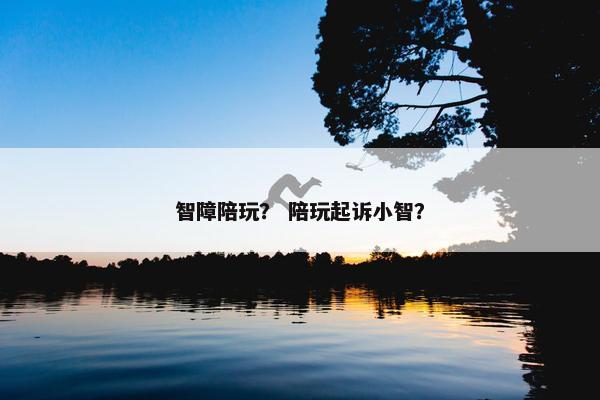 智障陪玩？ 陪玩起诉小智？