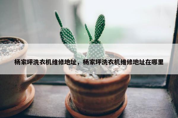 杨家坪洗衣机维修地址,杨家坪洗衣机维修地址在哪里 杨家坪洗衣机维修地址,杨家坪洗衣机维修地址在哪里