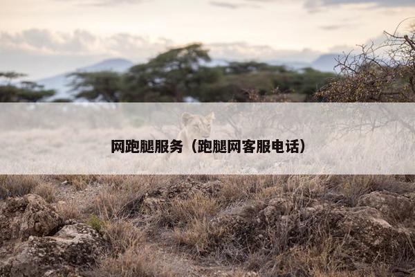 网跑腿服务(跑腿网客服电话) 网跑腿服务(跑腿网客服电话)