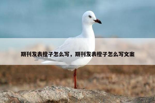 期刊发表橙子怎么写,期刊发表橙子怎么写文案 期刊发表橙子怎么写,期刊发表橙子怎么写文案