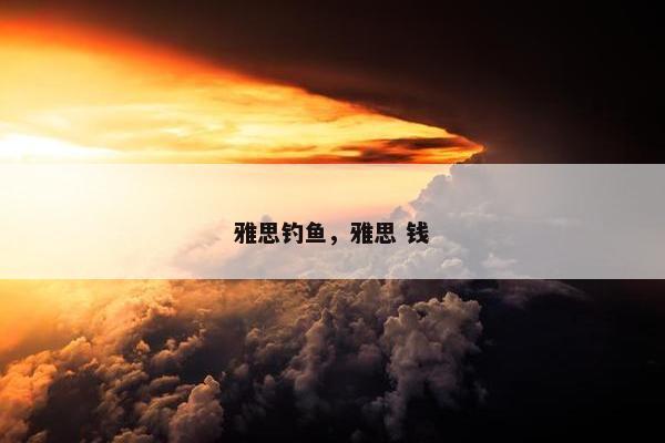 雅思钓鱼，雅思 钱