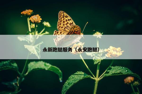 永新跑腿服务(永安跑腿) 永新跑腿服务(永安跑腿)