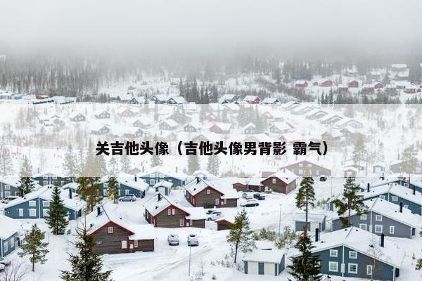 关吉他头像（吉他头像男背影 霸气）