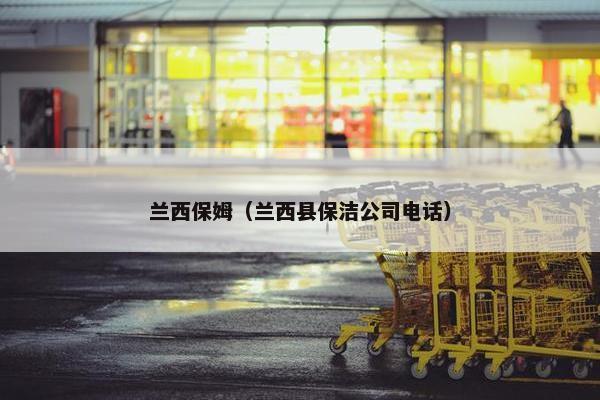 兰西保姆(兰西县保洁公司电话) 兰西保姆(兰西县保洁公司电话)