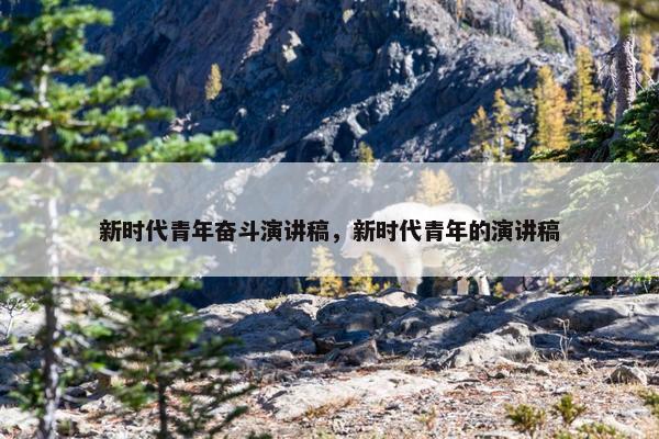 新时代青年奋斗演讲稿,新时代青年的演讲稿 新时代青年奋斗演讲稿,新时代青年的演讲稿