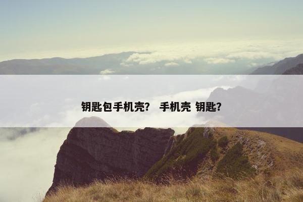 钥匙包手机壳？ 手机壳 钥匙？