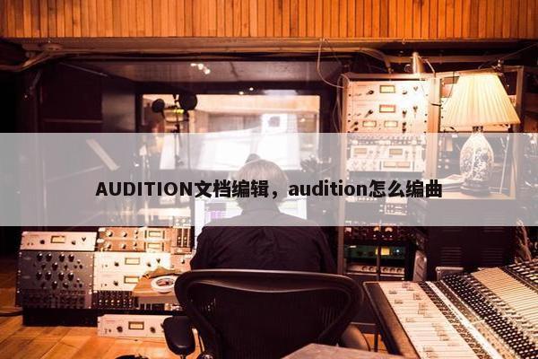AUDITION文档编辑，audition怎么编曲