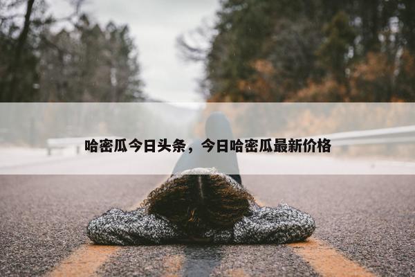 哈密瓜今日头条,今日哈密瓜最新价格 哈密瓜今日头条,今日哈密瓜最新价格