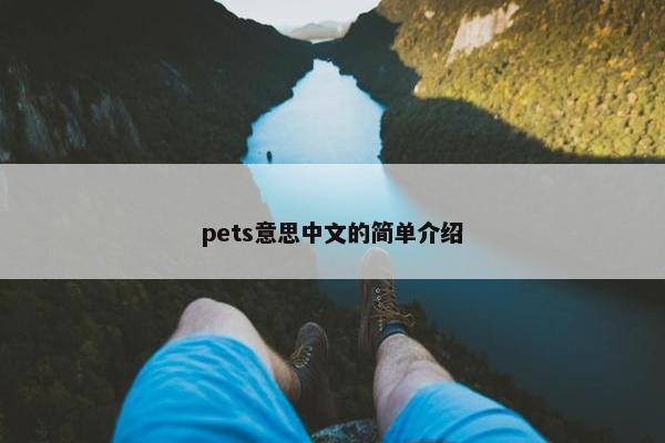 pets意思中文的简单介绍