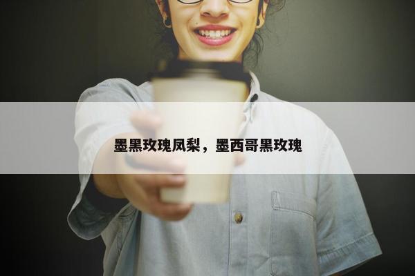 墨黑玫瑰凤梨，墨西哥黑玫瑰