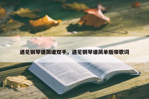 遇见钢琴谱简谱双手，遇见钢琴谱简单版带歌词