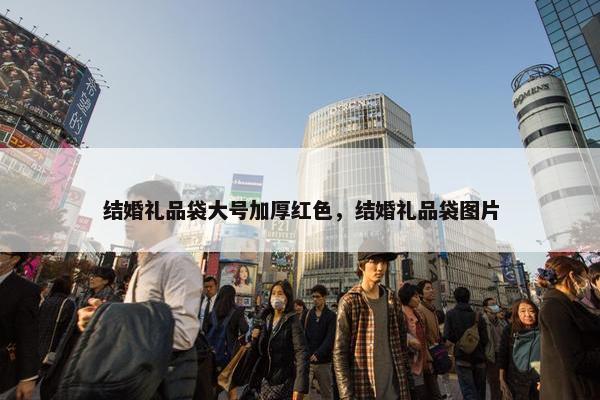 结婚礼品袋大号加厚红色，结婚礼品袋图片