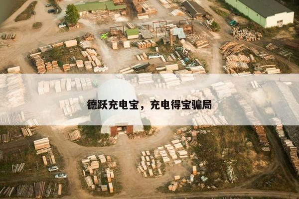 德跃充电宝，充电得宝骗局